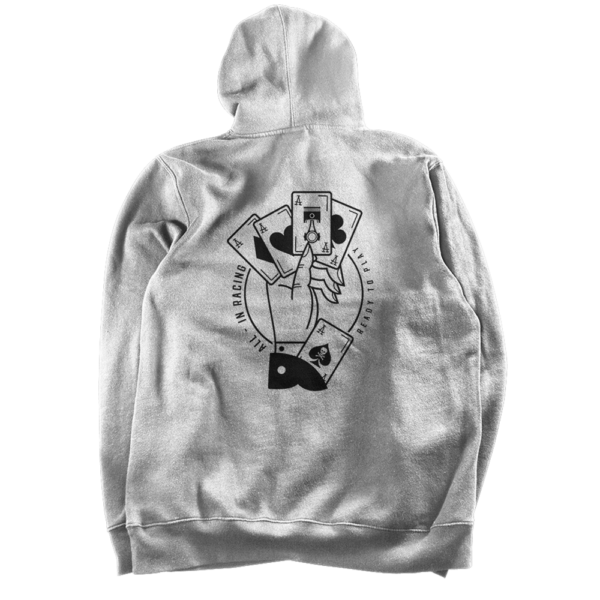 Poker Hand - Sudadera Gris - Imagen 3